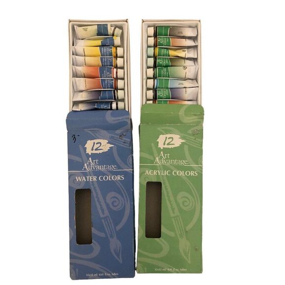 Art Artist Painting Set Acrylic Watercolour Craft Brushes Panels - Picture 4 of 6